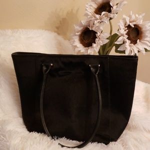 Black Ponyhair Tote